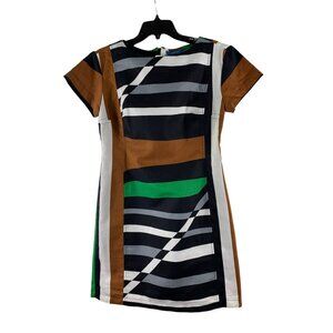 Derek Lam For Design Nation Sheath Dress Linen Blend Size 10 Tiny Flaw